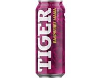 TIGER Mania Energy Drink Raspberry/malina energetický nápoj 12 x 500 ml plech