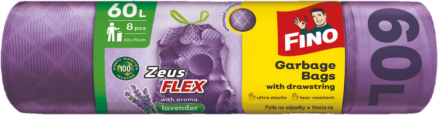 Fino LD Zeus Flex Aromatic zatahovací pytle levandule 60 l