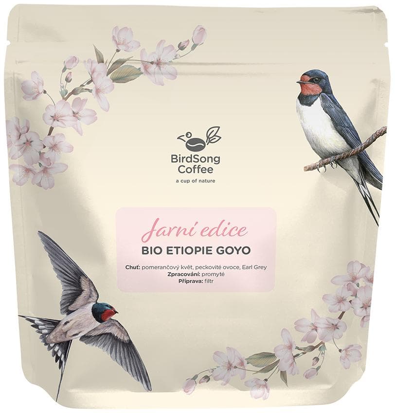 BirdSong Coffee jarní edice Etiopie Goyo filtr zrnková káva
