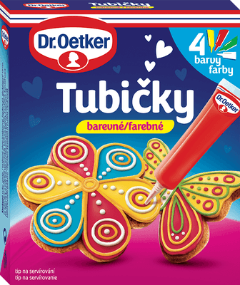 Dr. Oetker Tubičky 4x barevné