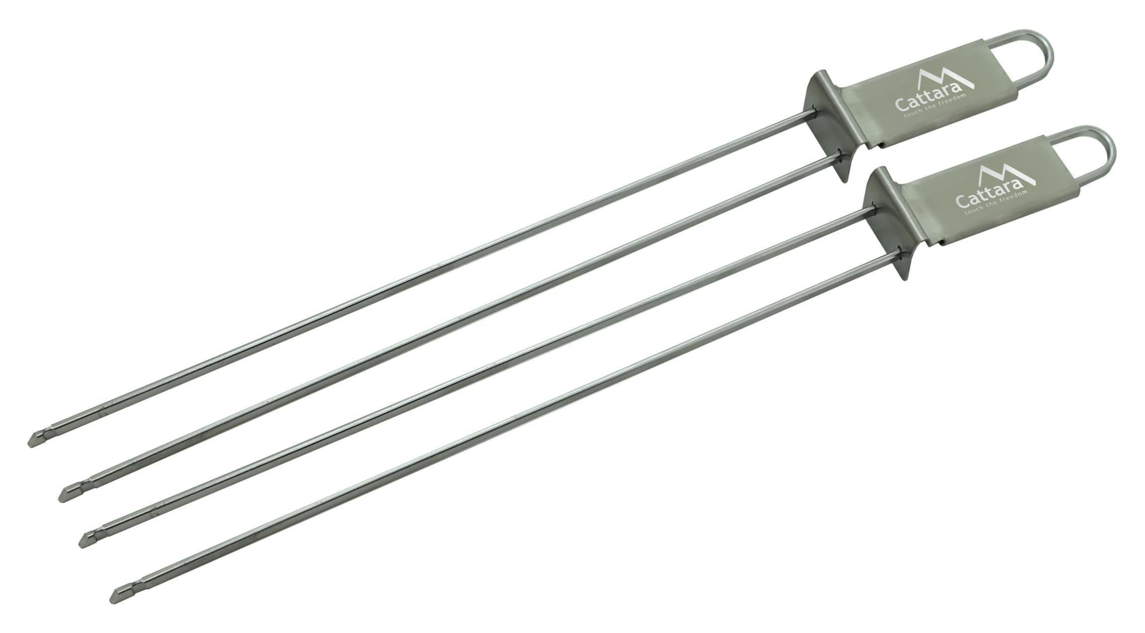 Cattara Grilovací špízy dvojité, 32 cm, sada 2ks