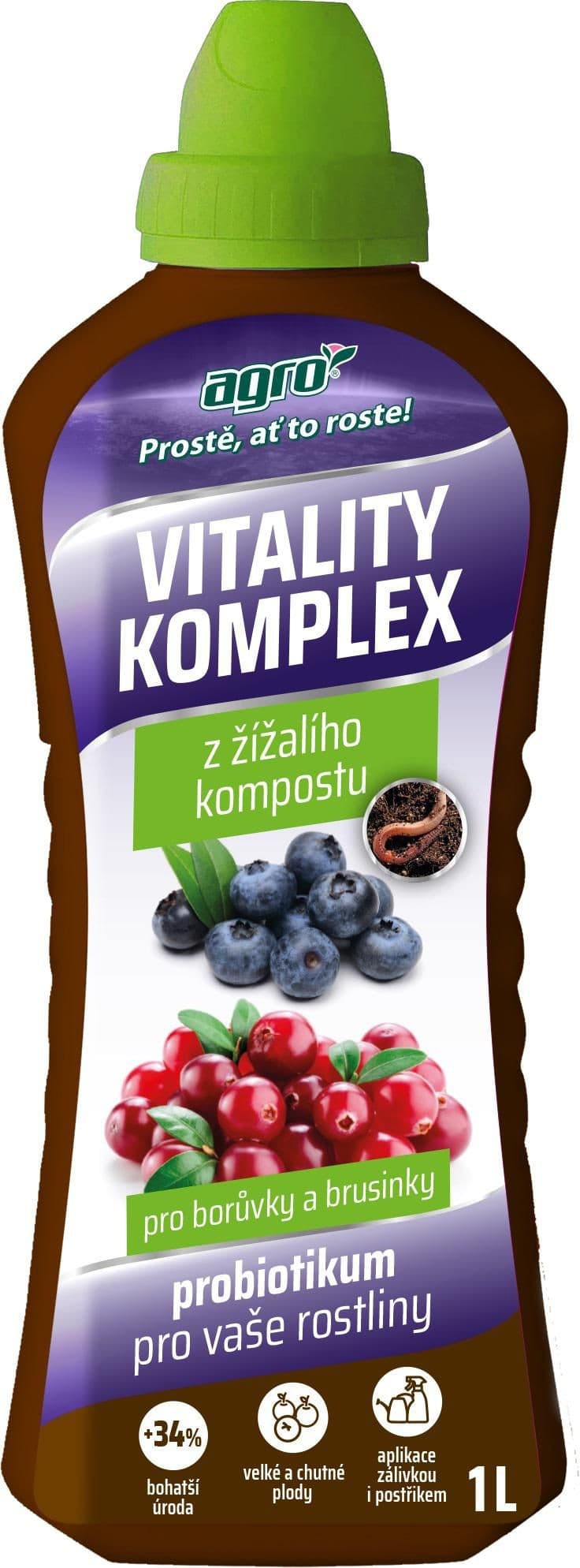 AGRO Vitality Komplex borůvka a brusinky 1 l
