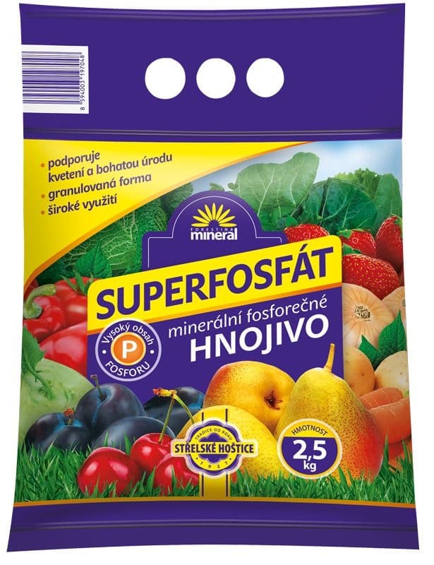 Forestina Superfosfát minerální hnojivo 2,5 kg