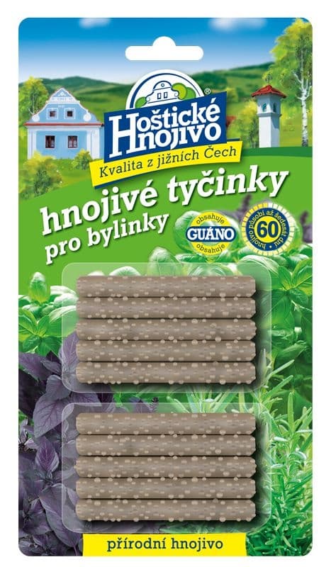 Hoštické tyčinky s guánem pro bylinky 10kg