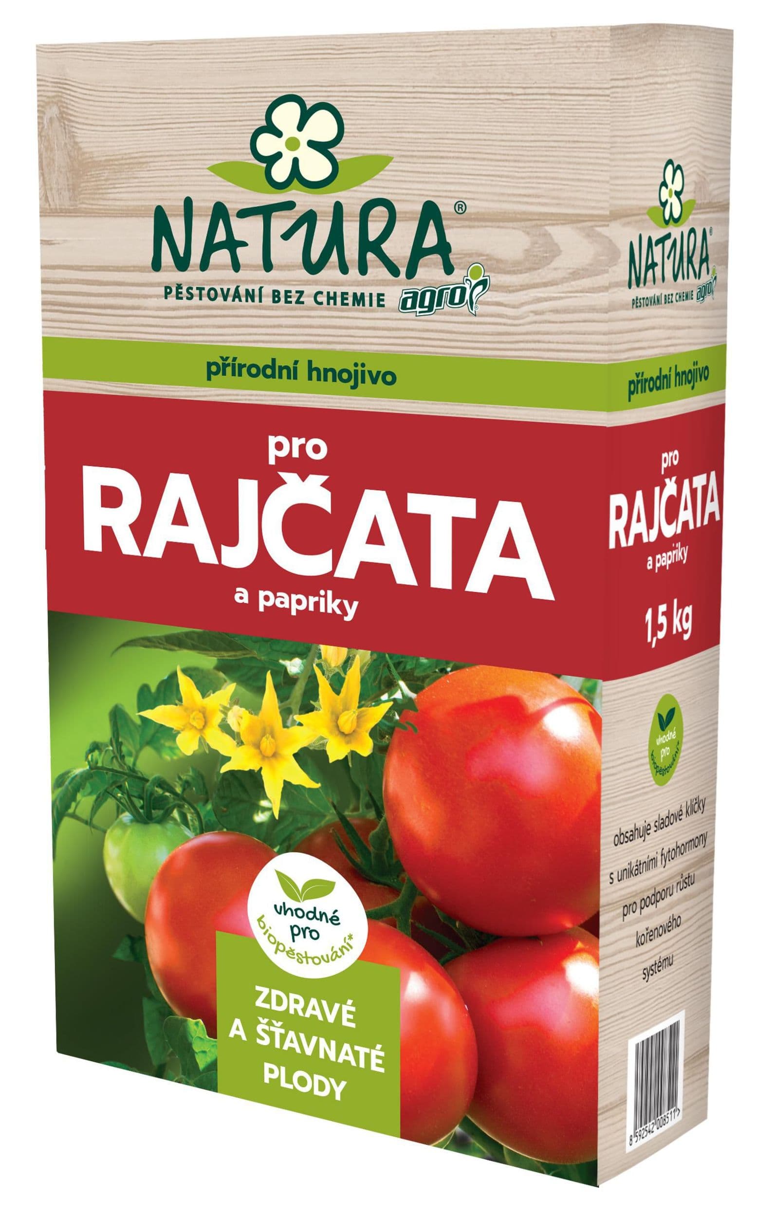 Natura Přírodní hnojivo na rajčata a papriky 1,5 kg
