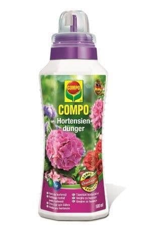COMPO Tekuté hnojivo pro hortenzie a kyselomilné rostliny 500 ml
