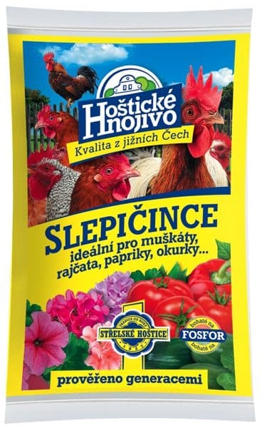 Hoštické hnojivo - Slepičince granulované 8 kg
