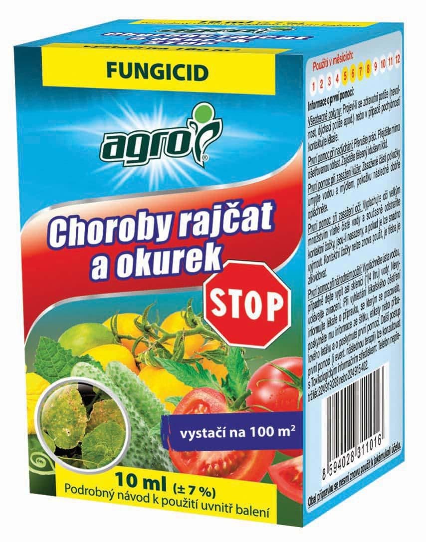Choroby rajčat a okurek STOP 10 ml