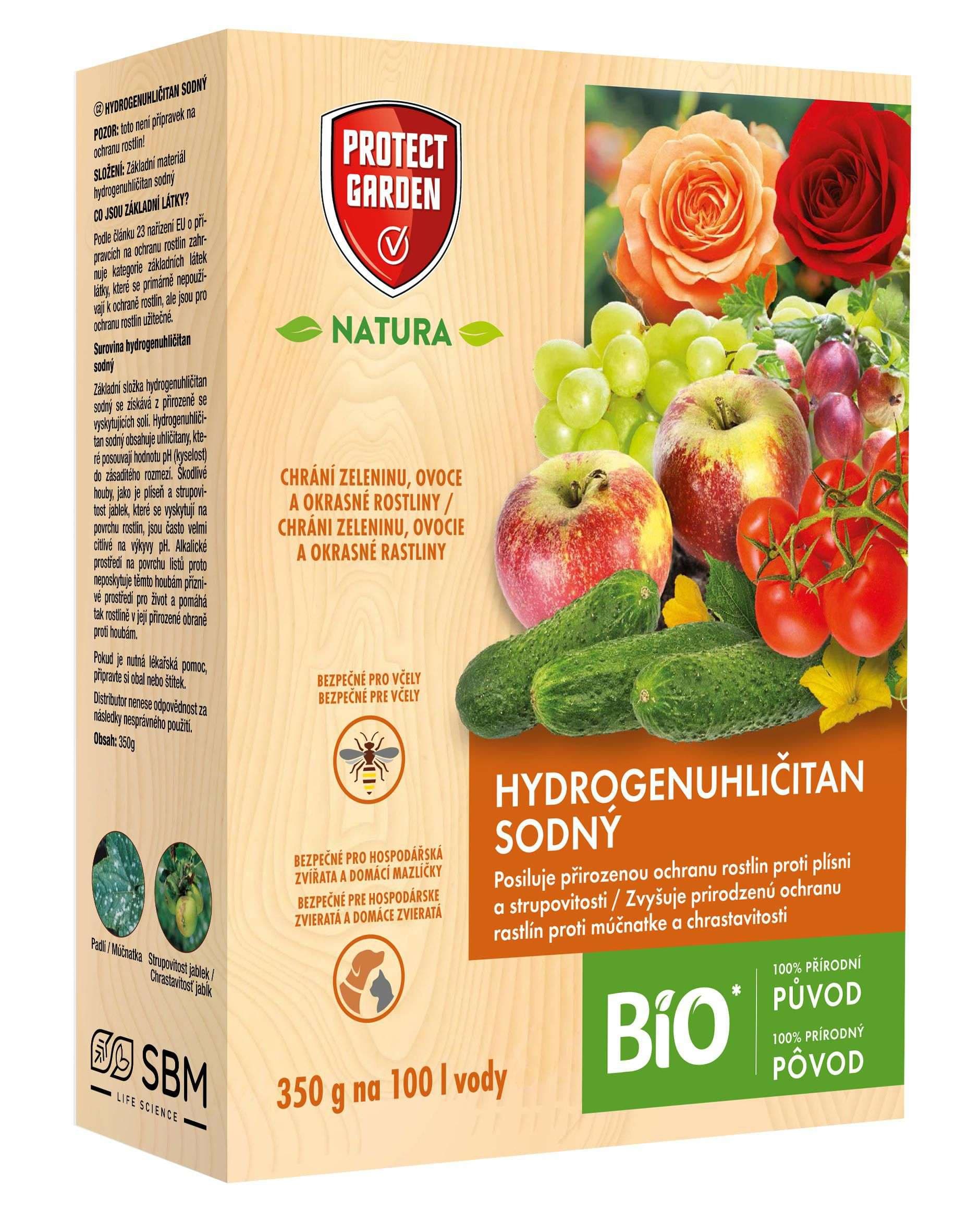 Fungicid PROTECT GARDEN NATURA Hydrogenuhličitan 350g