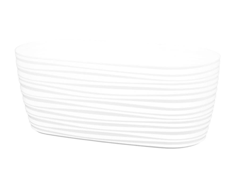 Truhlík SAHARA PETIT plastový matný bílý 27cm