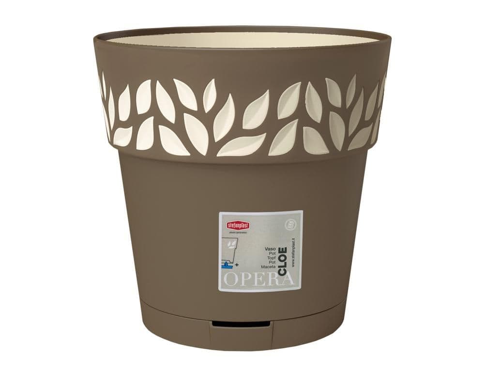 Obal na květník Cloe samozavlažovací plastový d25x25cm 1 ks