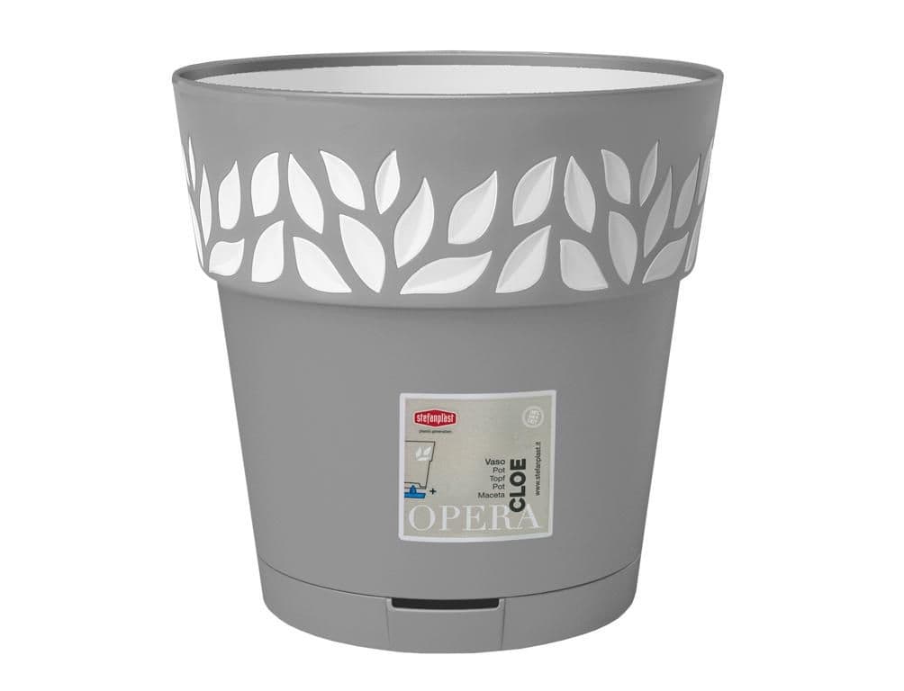 Obal na květník Cloe samozavlažovací plastový d20x19cm 1 ks