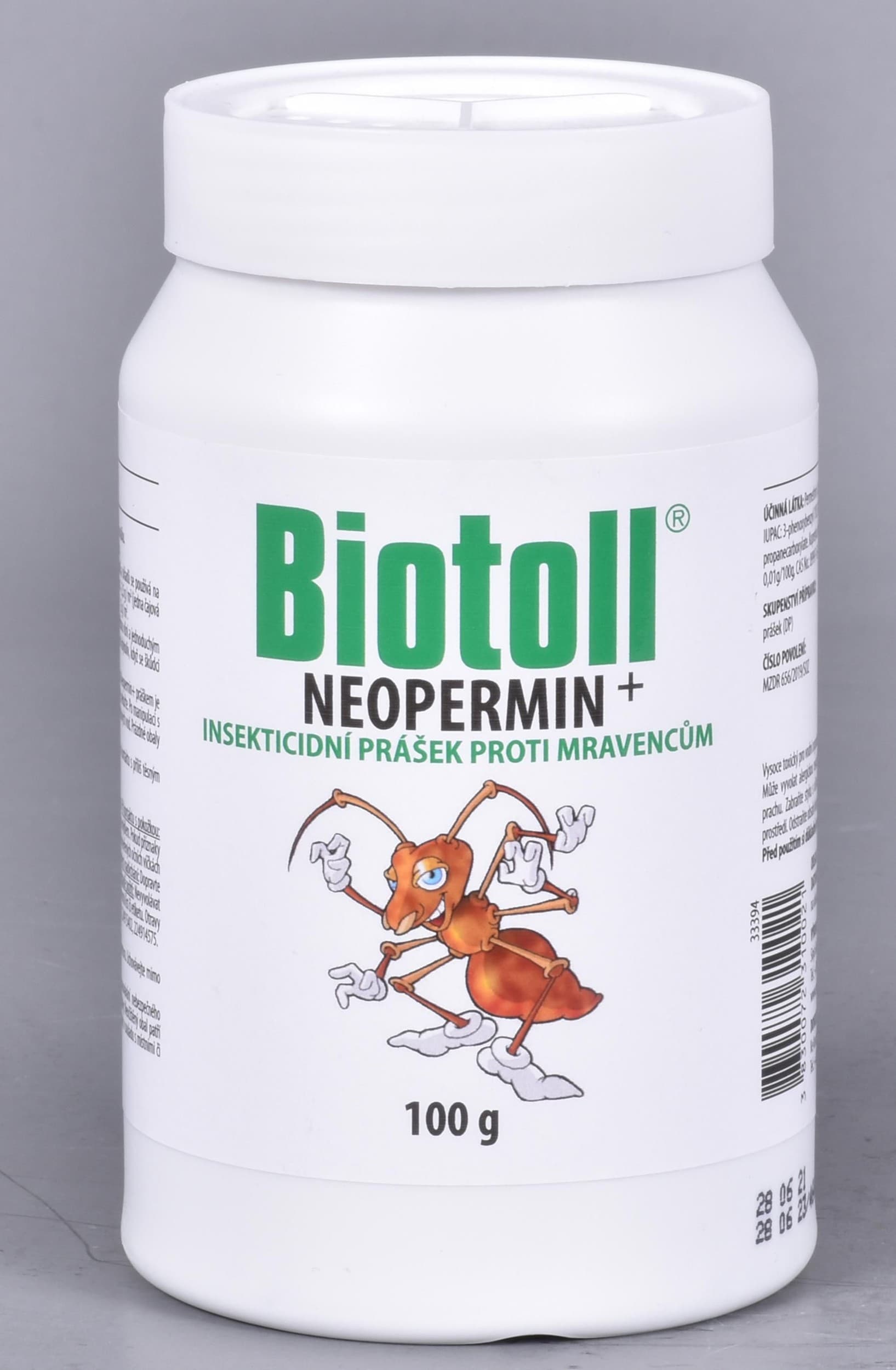 Insekticid BIOTOLL prášek na mravence 100g