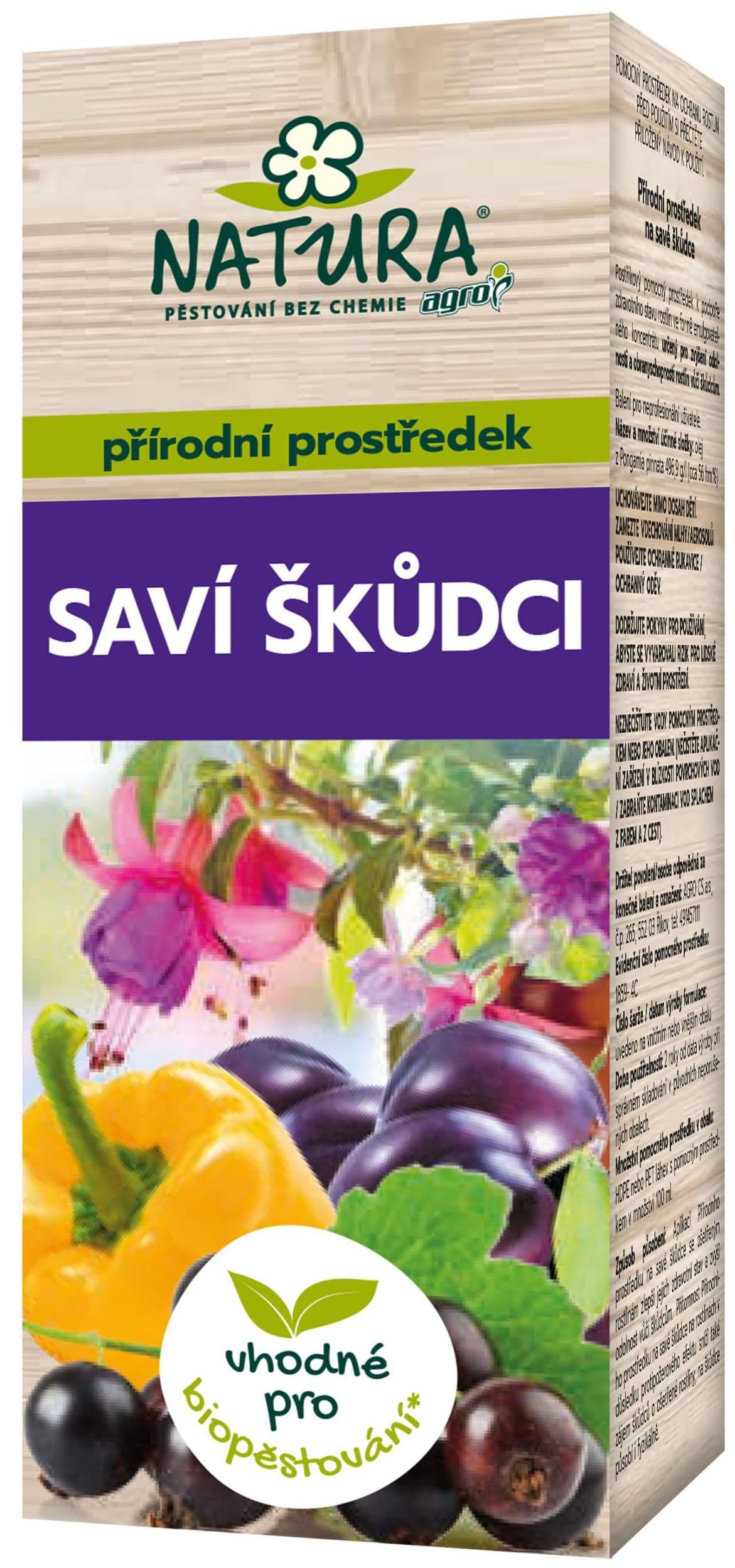 NATURA Přírodní prostředek na savé škůdce 100 ml