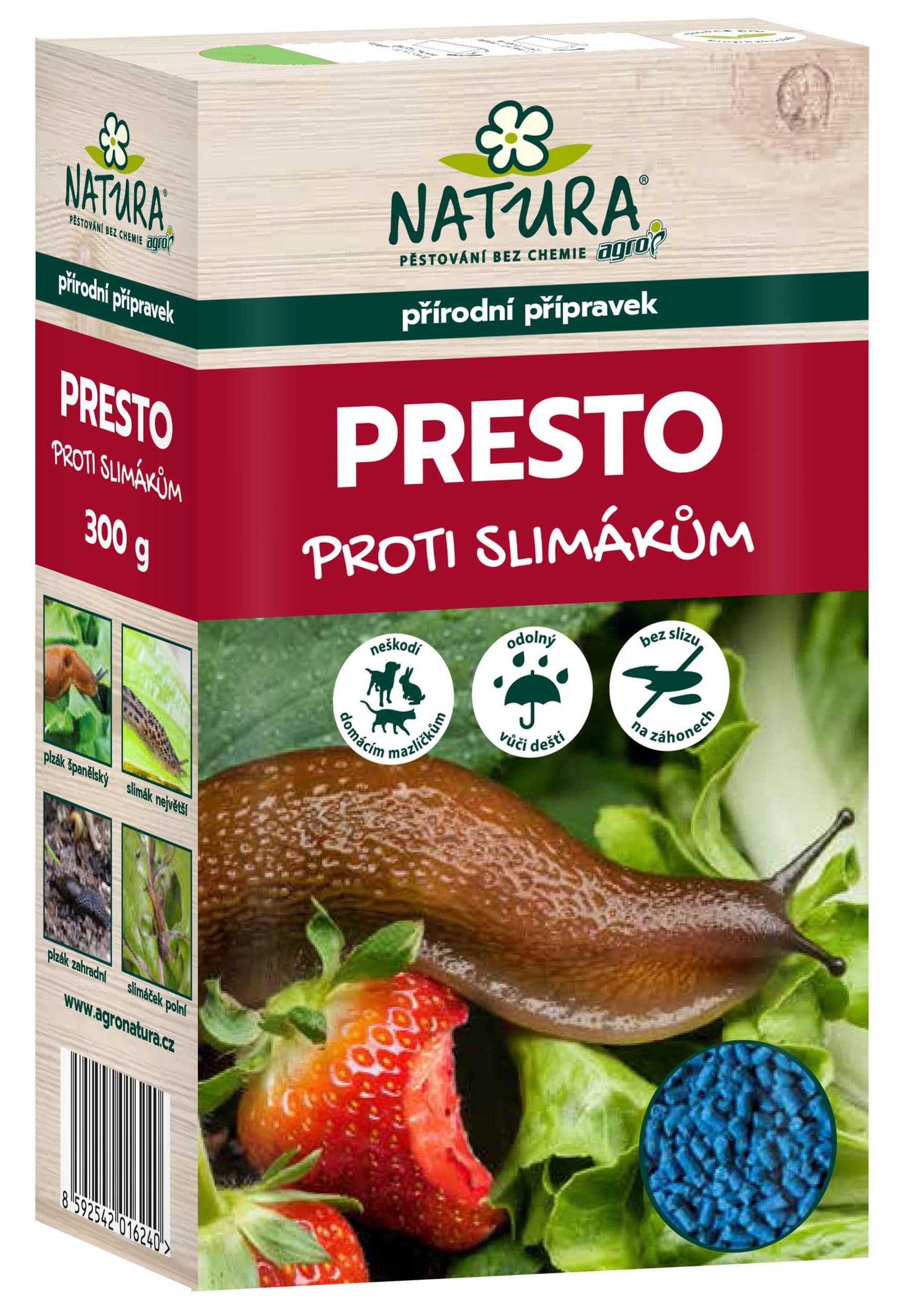 NATURA PRESTO na slimáky a plzáky 300 g
