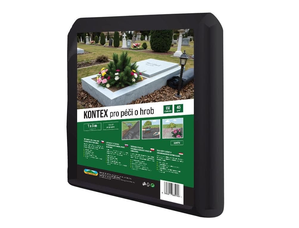 Textilie KONTEX mulčovací hřbitovní 1x3m