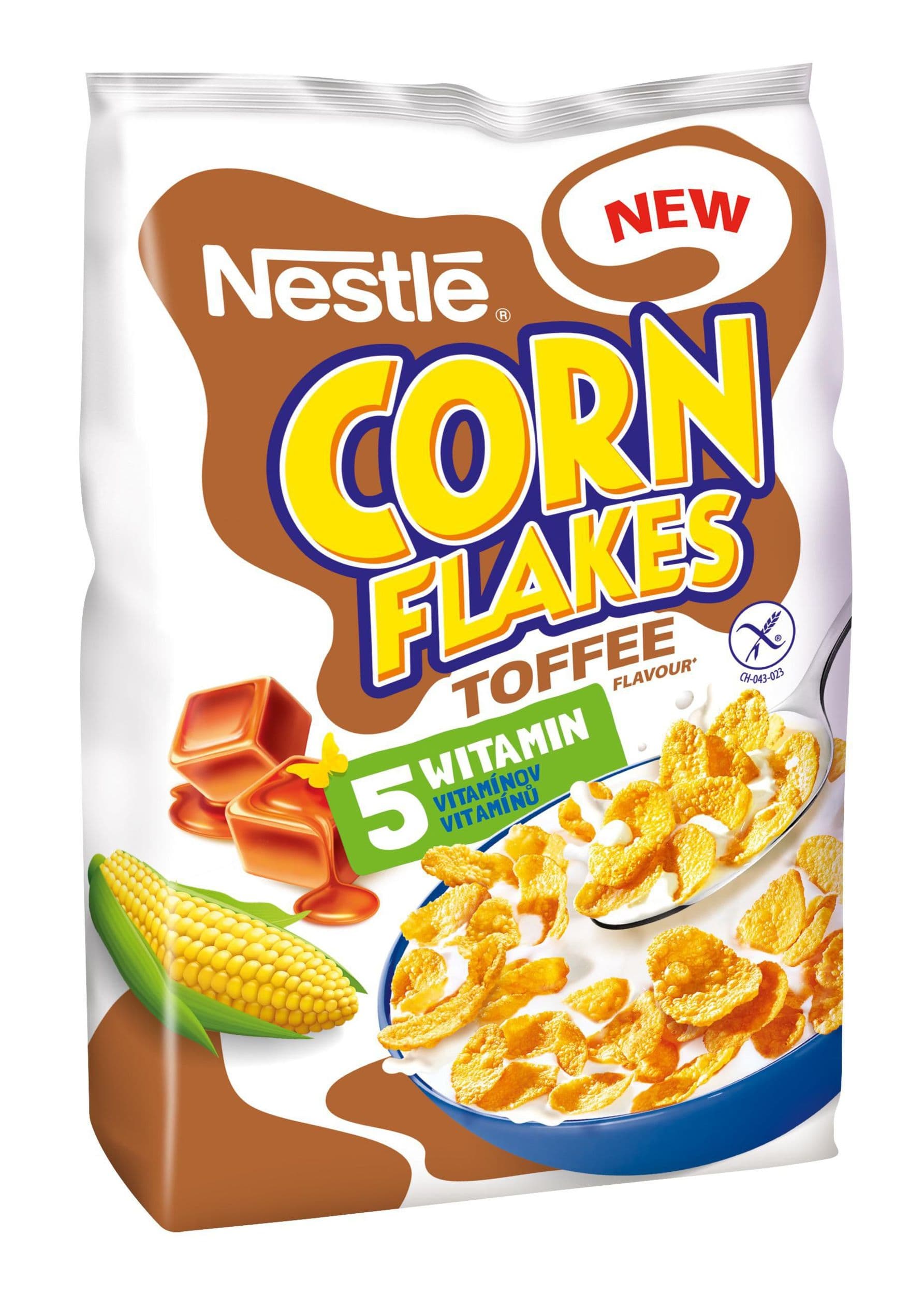 Nestlé Corn Flakes Toffee příchuť 400g