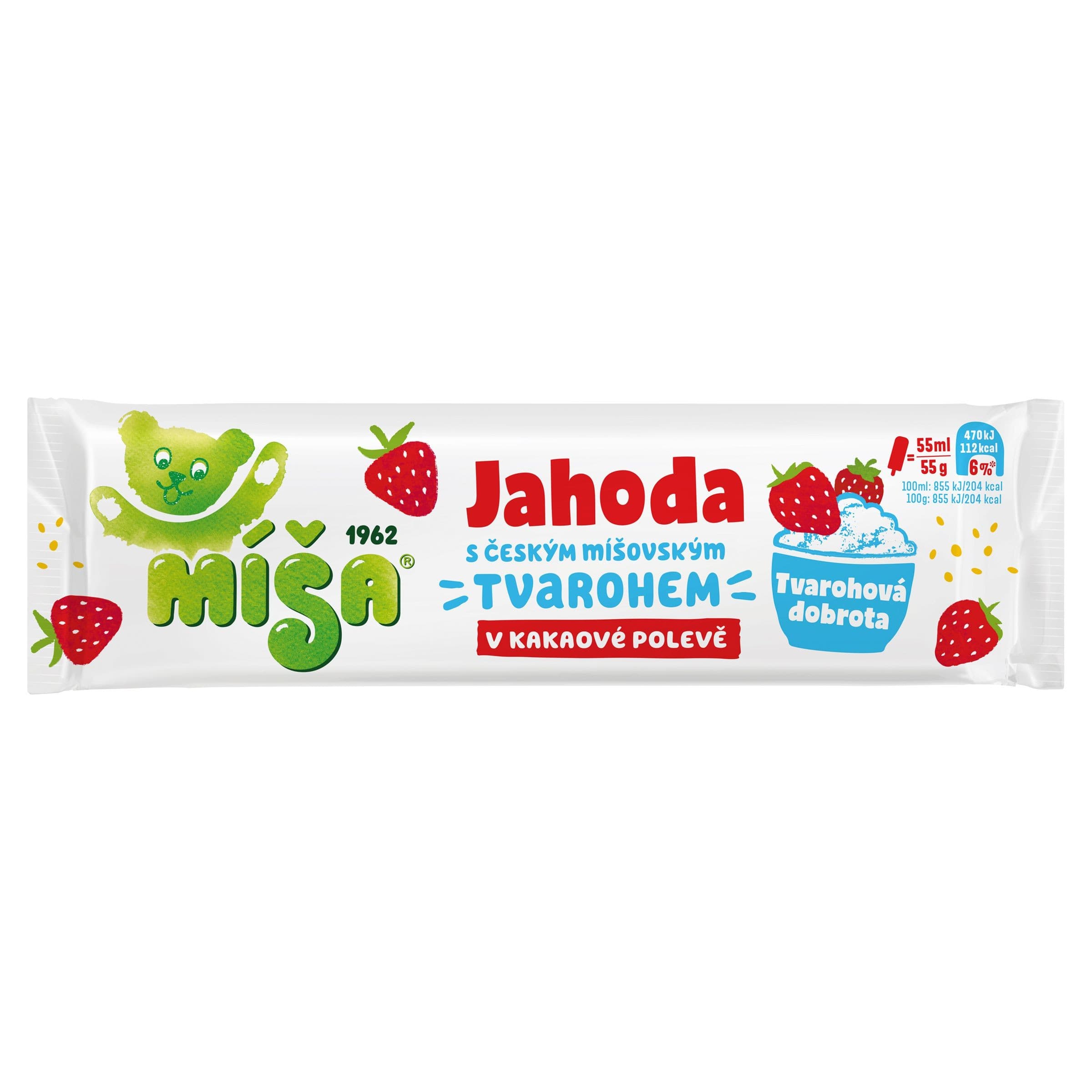 Zmrzlina Míša Strawberry 55 ml