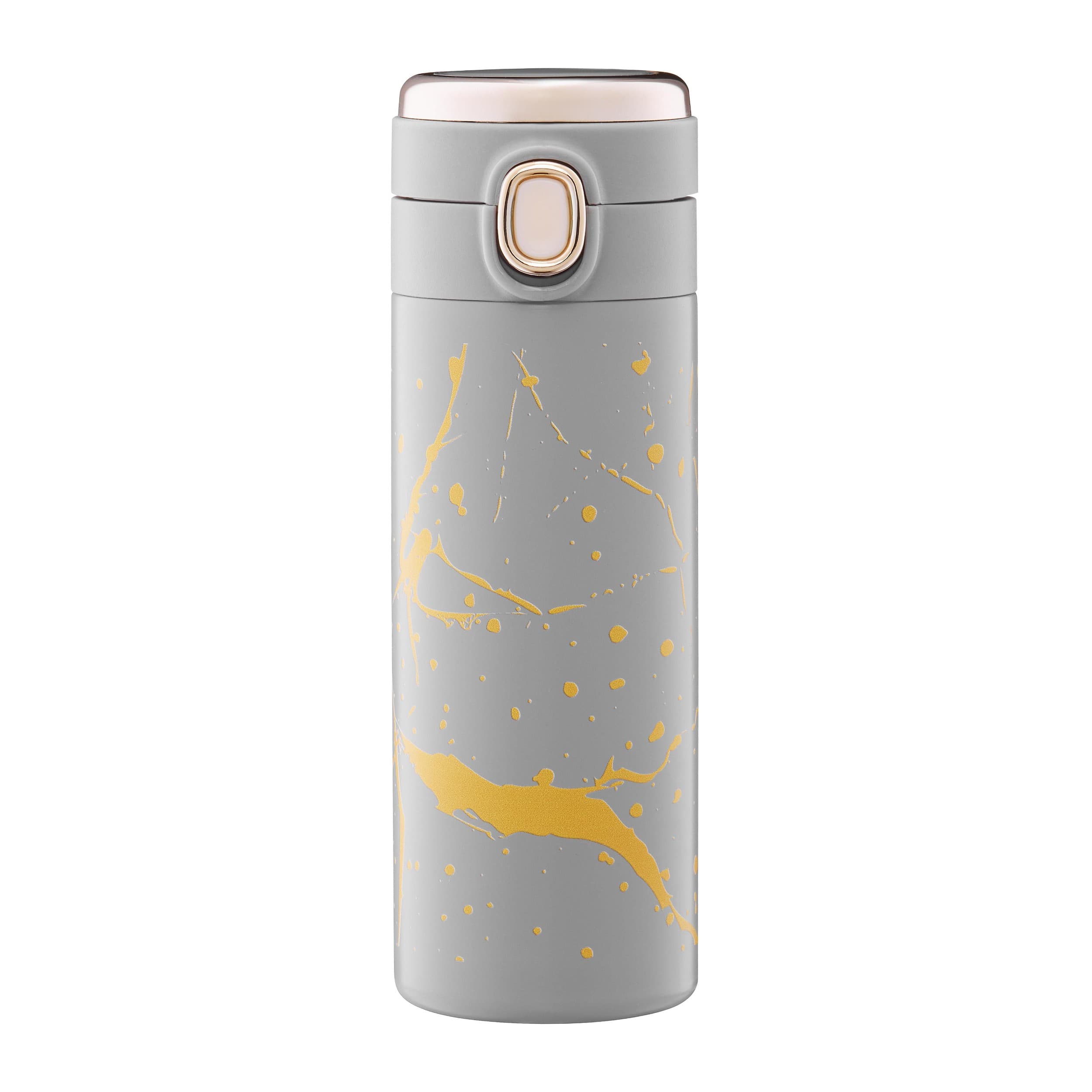 AMBITION Termohrnek s pojistkou 350 ml šedý MARBLE