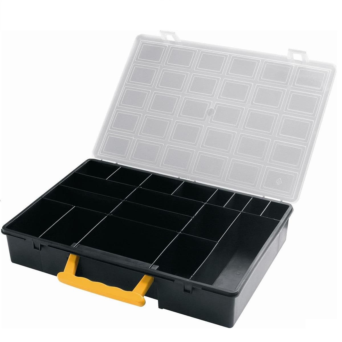 ARTPLAST Organizér s pevnými přihrádkami a madlem, 360x252x64 mm