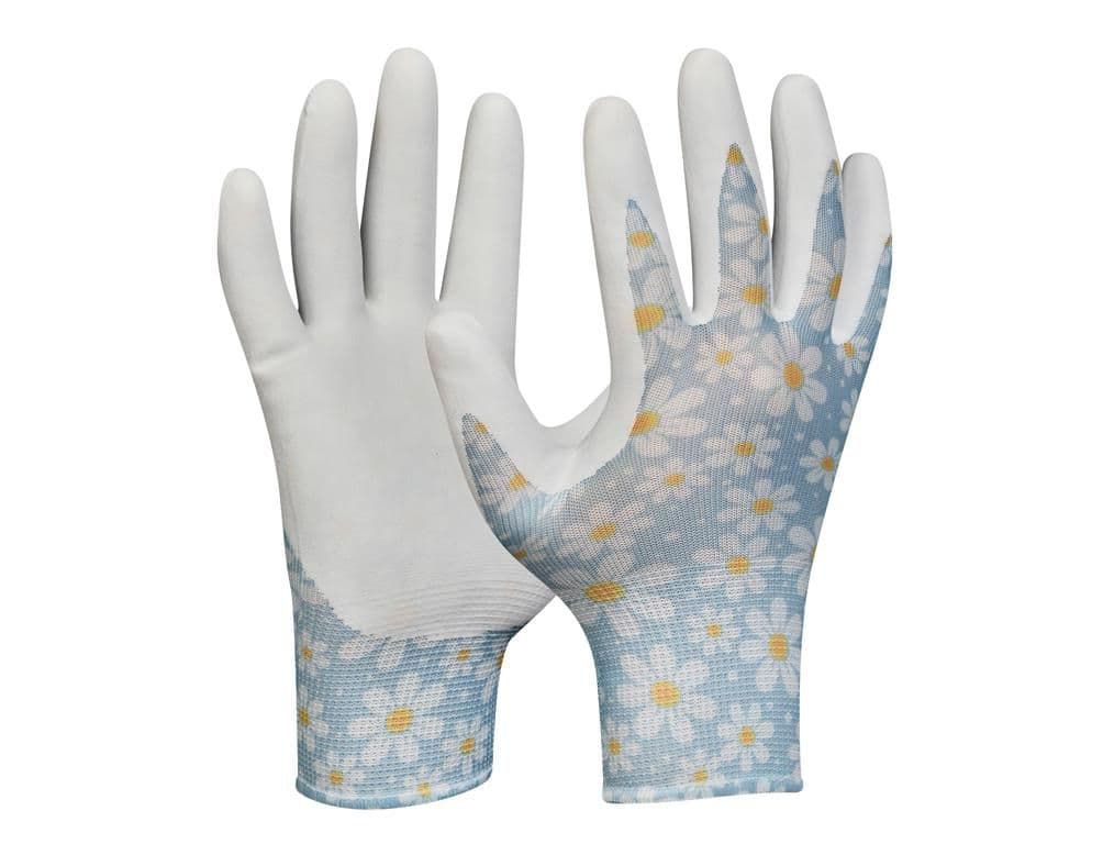 Rukavice GARDENLUXE - DAISY pracovní velikost 8 modrá