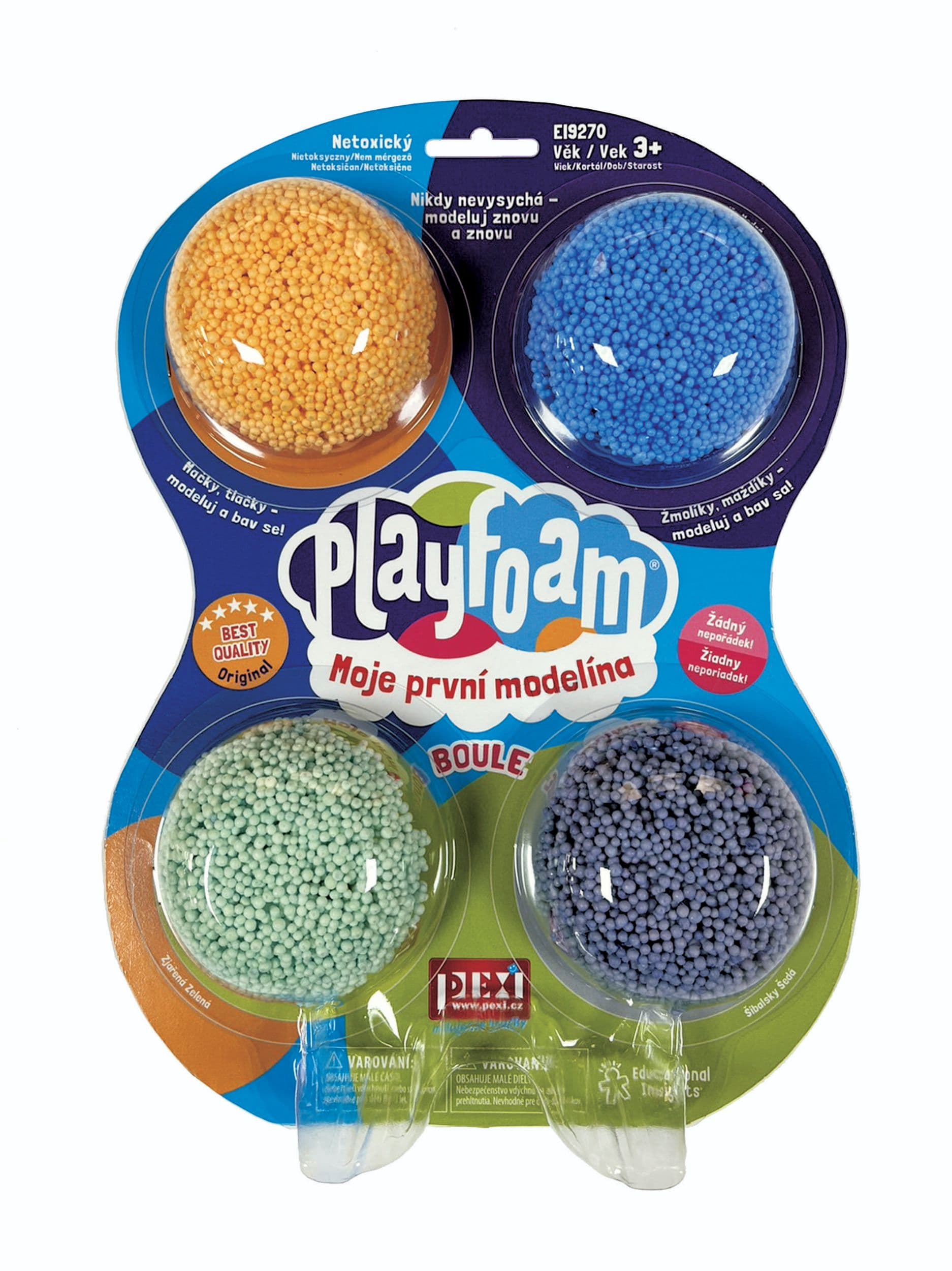 Pexi PlayFoam Boule 4pack B, 60g
