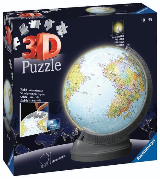 Ravensburger 3D Puzzle 115495 Puzzle-Ball Svítící 540 dílků