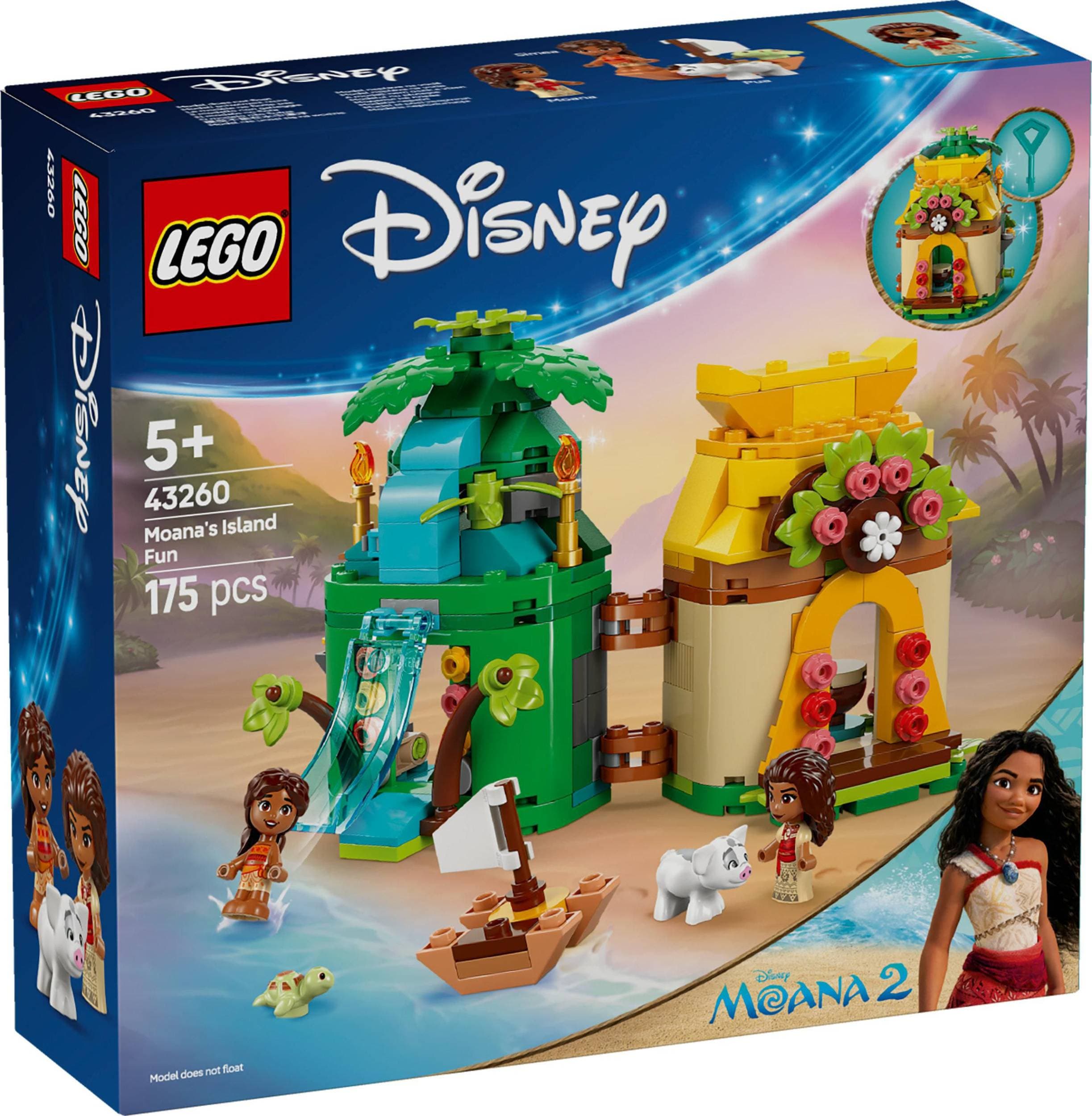 LEGO Disney Princess 43260 Vaiana a zábava na ostrově