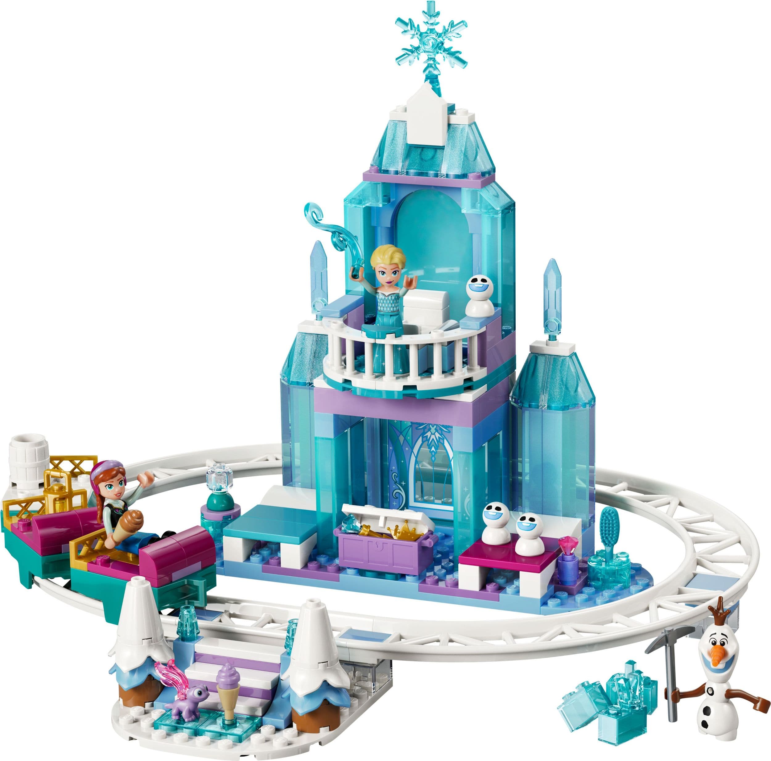 LEGO® Disney Ledové království 43281 Elsin ledový palác a jízda na sněhu