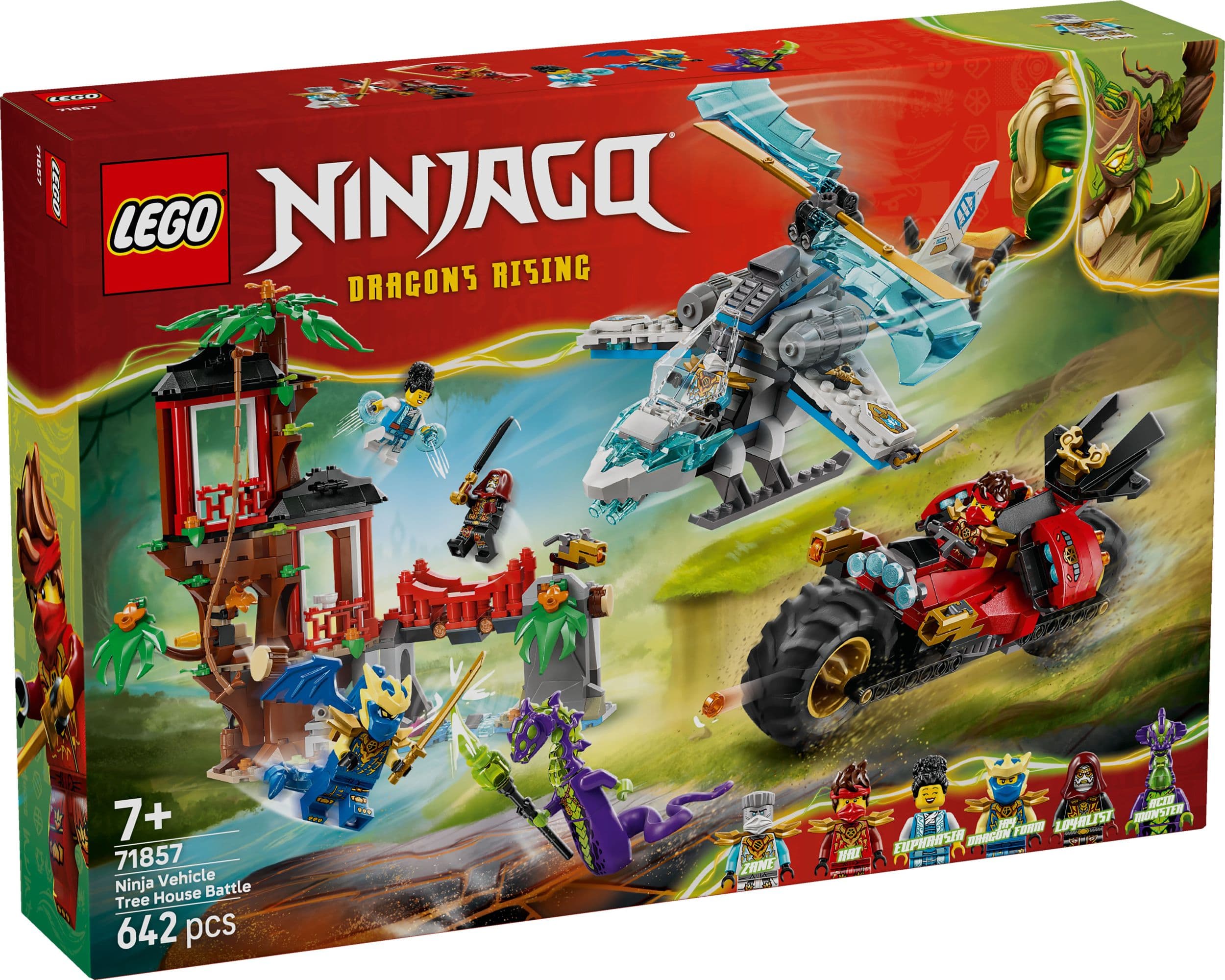 LEGO® NINJAGO® 71857 Souboj nindža vozidel a domek na stromě