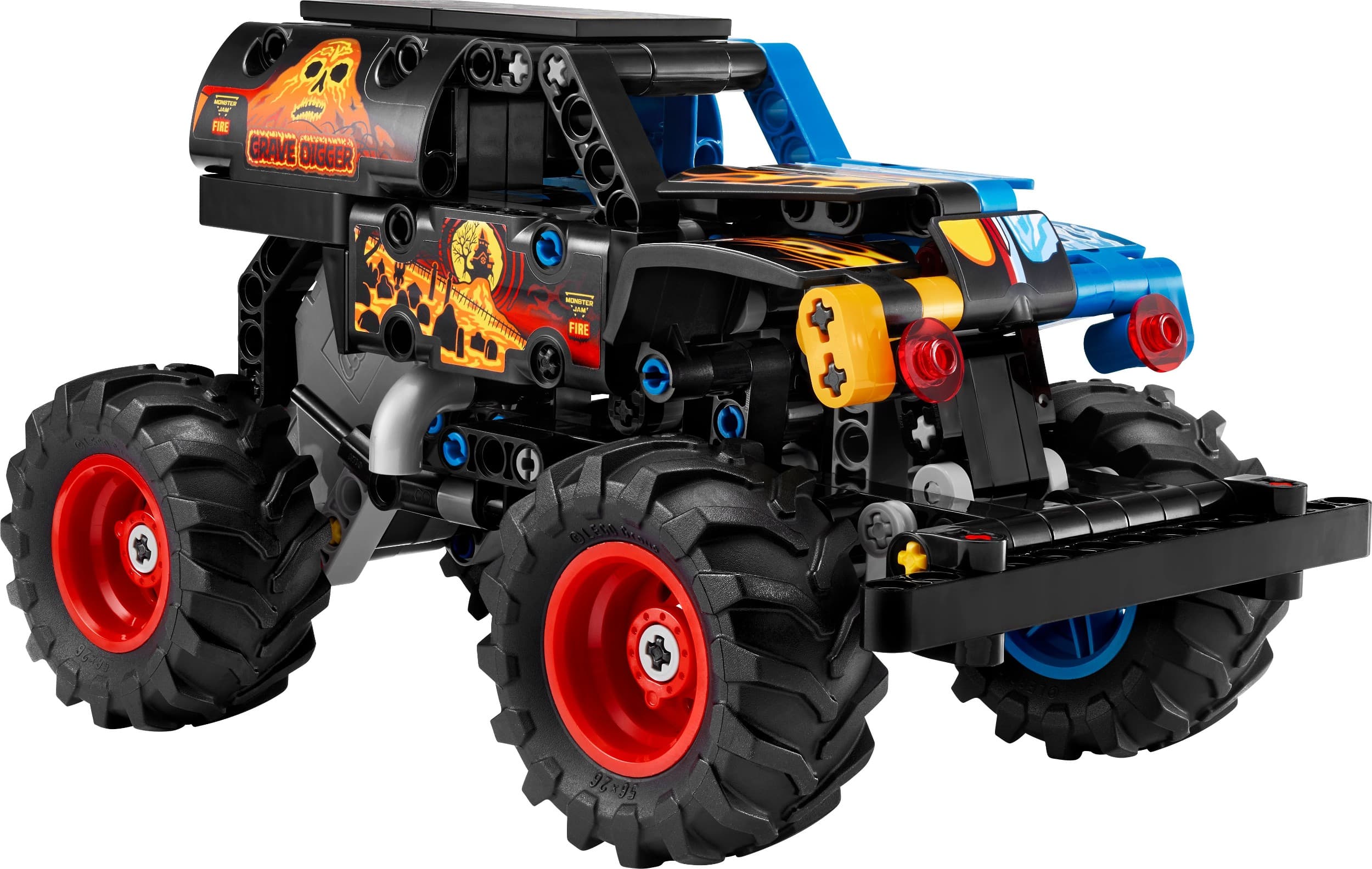 LEGO® Technic 42219 Monster Jam™ Grave Digger™ Oheň a led