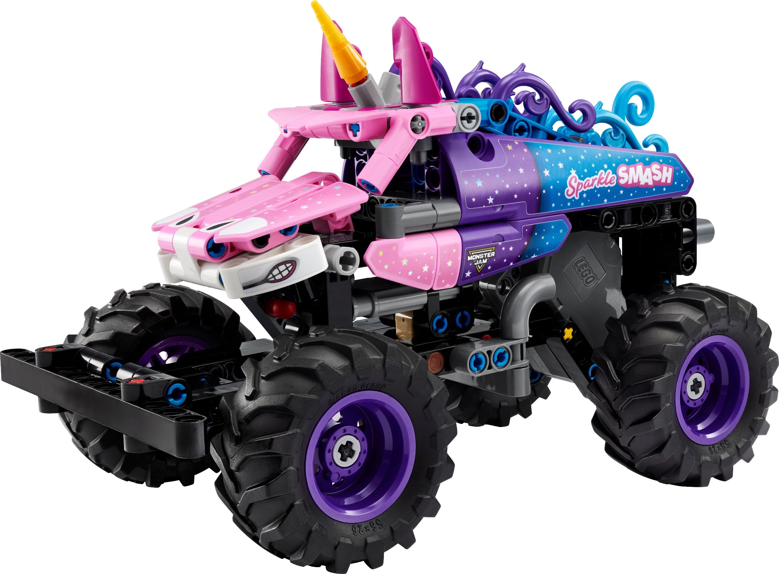 LEGO® Technic 42220 Monster Jam™ Sparkle Smash™ s natahovacím motorem