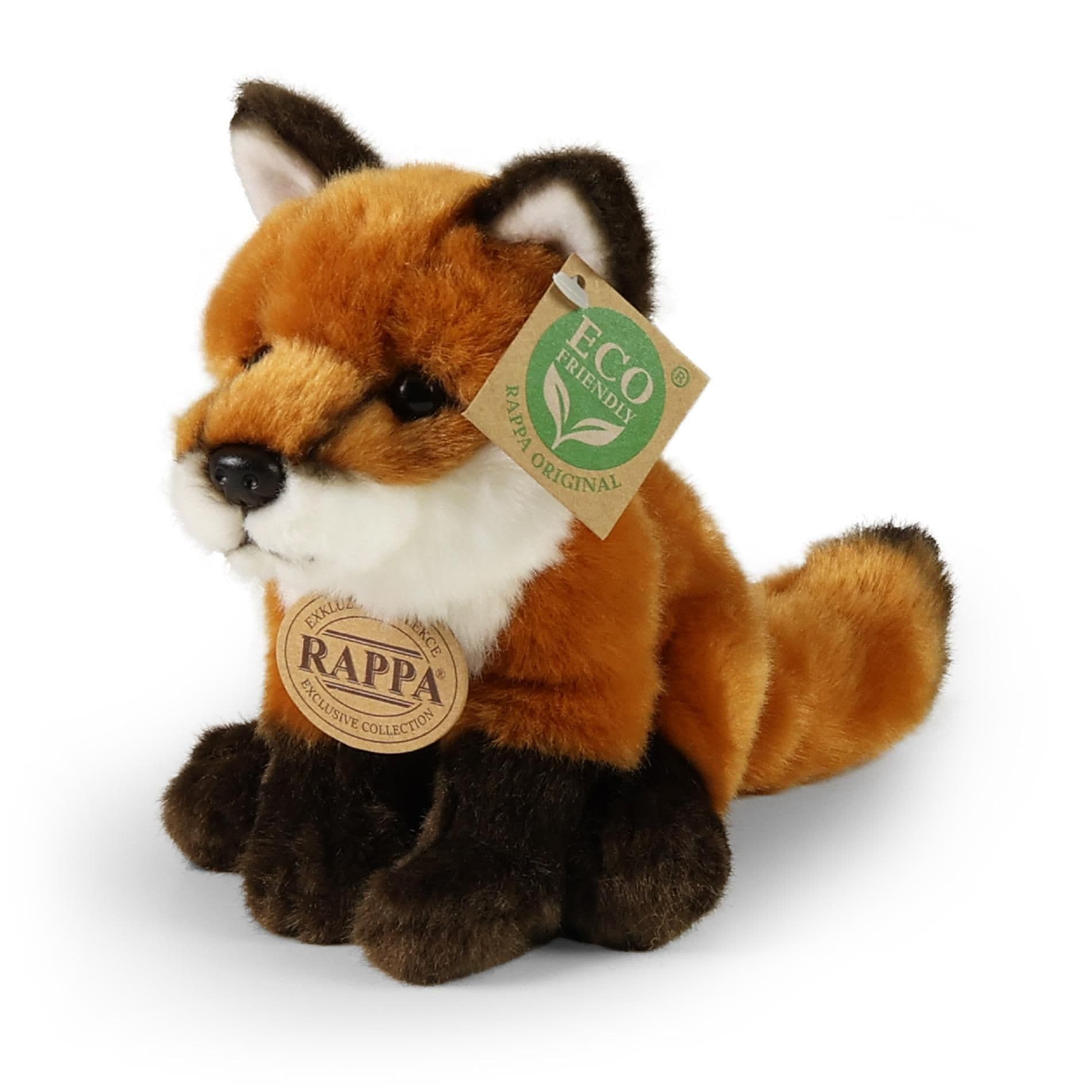 Rappa Plyšová liška sedící 18 cm ECO-Friendly