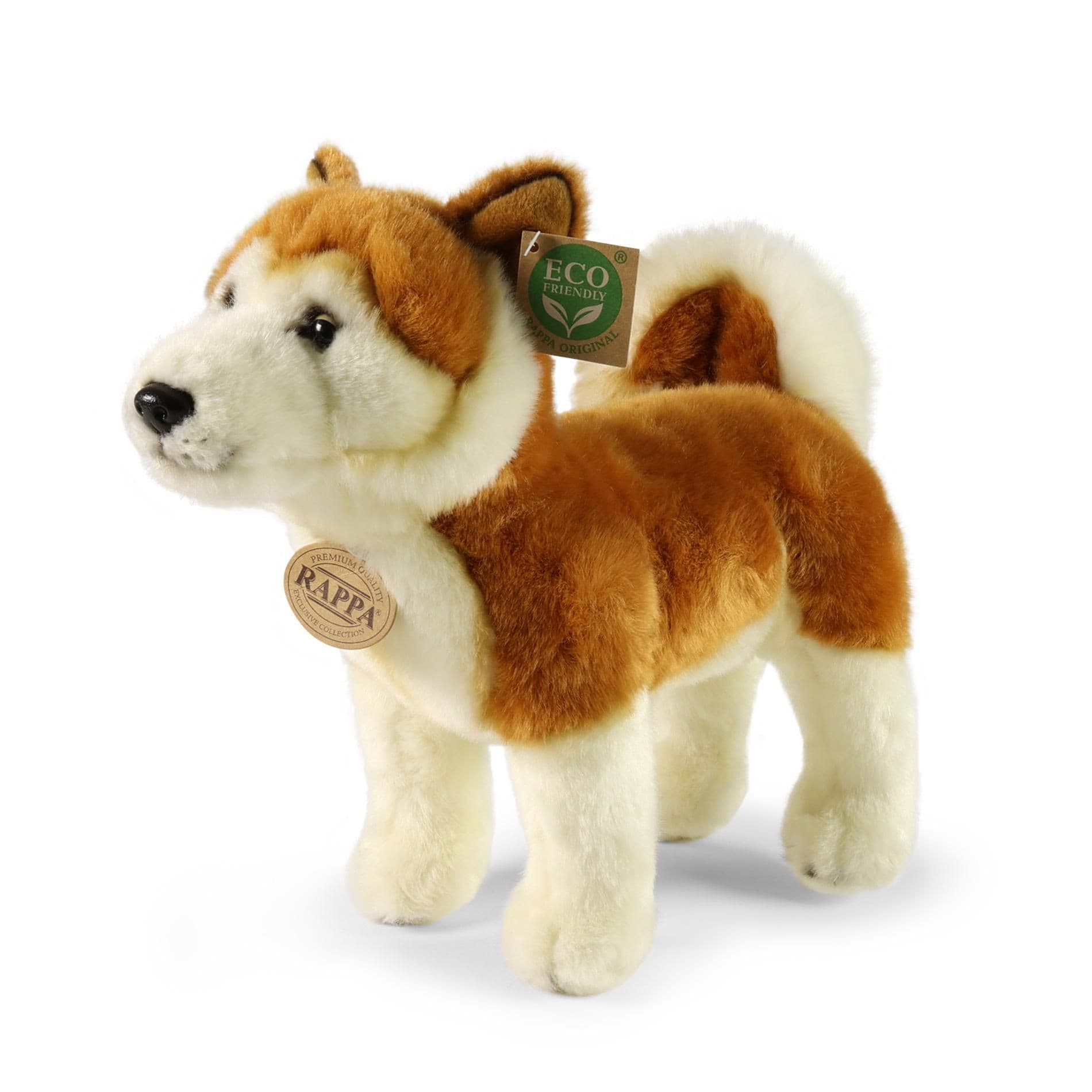 Rappa Plyšový pes Akita Inu 30 cm ECO-Friendly