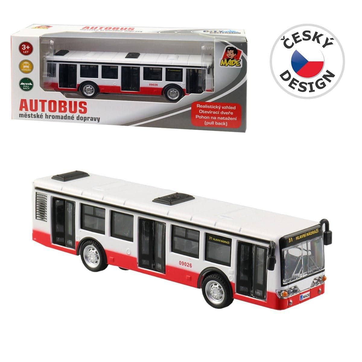 MaDe Autobus kovový
