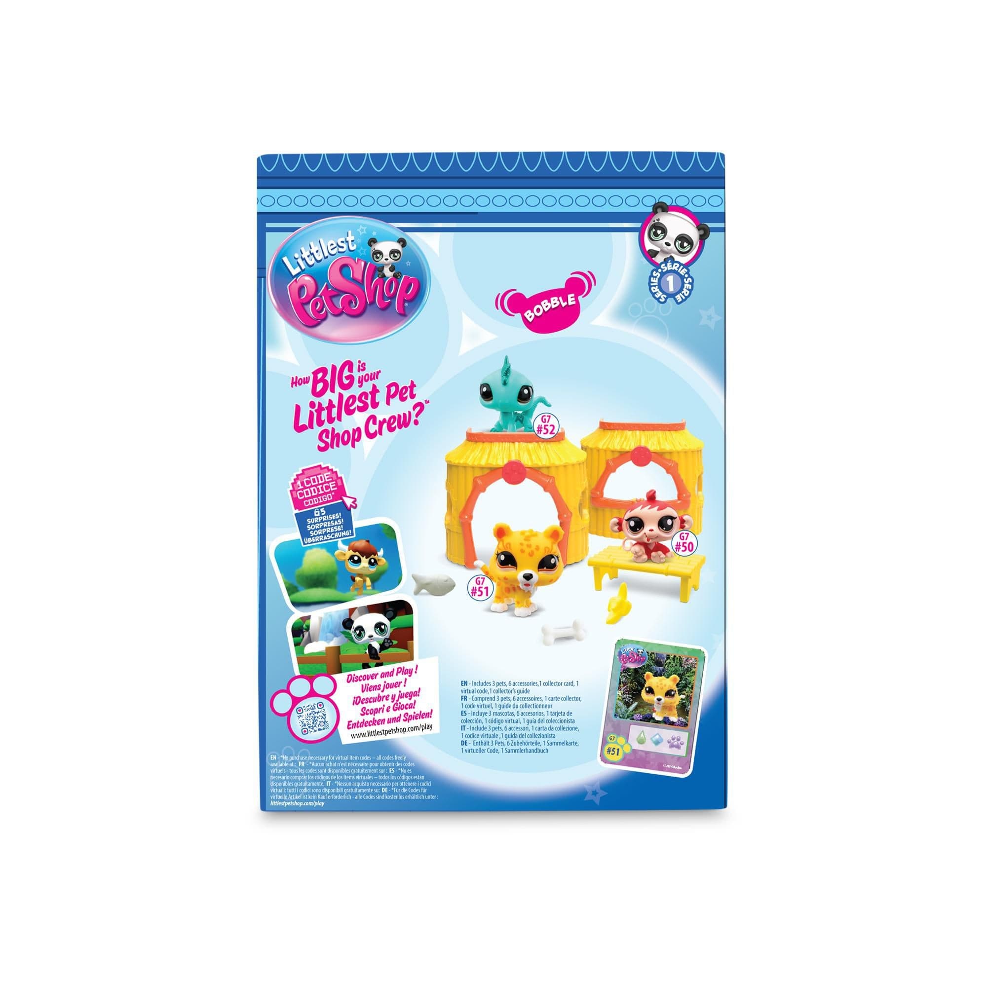 Littlest Pet Shop 3 figurky Džungle