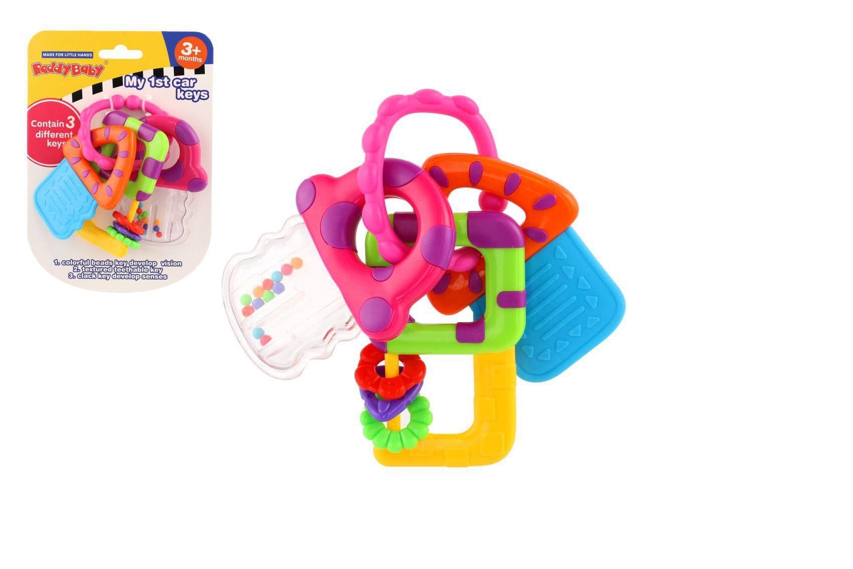 Teddies Chrastítko klíče 3m+