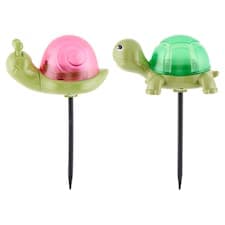 Sada plastových solárních lamp