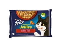 felix Fantastic Kapsička pro kočky hovězí + kuřecí 4 x 85 g
