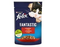 Felix Fantastic kapsičky pro kočky hovězí v želé 26 x 85 g