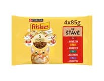Friskies kapsičky pro kočky kuře, hovězí, jehněčí, kachna 4 x 85 g