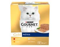 Gourmet Gold konzervy pro kočky tuňák, játra, krůta, hovězí paštika 8 x 85 g