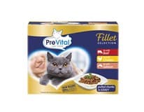 PreVital Kapsička hovězí-kuřecí-losos pro kočky 12 x 85 g