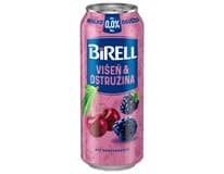 BIRELL Ochucený Pivo nealkoholické višeň ostružina 24 x 500 ml plech