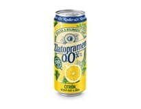 Zlatopramen Pivo nealkoholické citron 24 x 500 ml plech