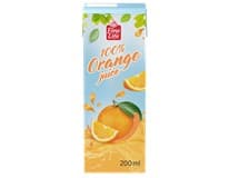 Fine Life pomeranč 100% 27 x 200 ml