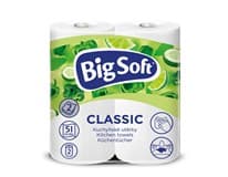 BIG SOFT Classic Utěrky kuchyňské 2vrstvé 2 ks