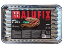 ALUFIX Grilovací tácky hranaté 3 ks