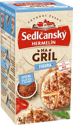 Sedlčanský Hermelín Figura na gril s kořením (4x100g)