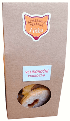 Bezlepková pekárna Liška Bezlepkové velikonoční cukroví